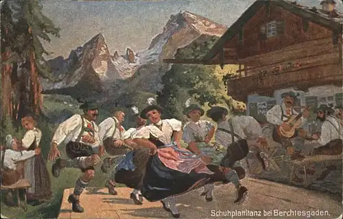 Berchtesgaden Schuhplattltanz Trachten Tanzen / Berchtesgaden /Berchtesgadener Land LKR
