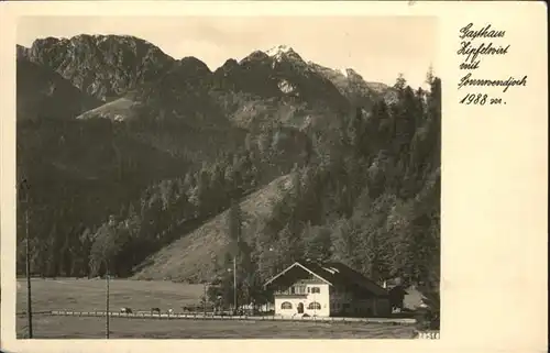 Bayrischzell Gasthaus Zipfelwirt / Bayrischzell /Miesbach LKR