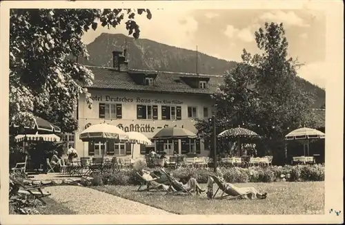 Bayrischzell Hotel Cafe Gaststaette Deutsches Haus / Bayrischzell /Miesbach LKR