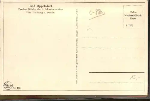 Bad Oppelsdorf Pension Waldesruh Schwesternheim *