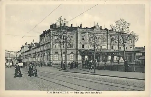 Chemnitz Hauptbahnhof Strassenbahn *