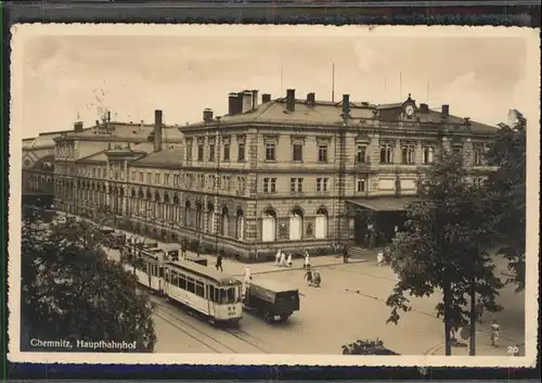 Chemnitz Hauptbahnhof Strassenbahn x