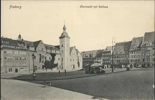 Freiberg Sachsen Obermarkt Rathaus *