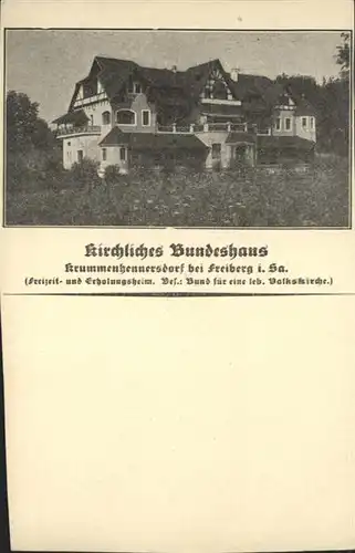 Freiberg Sachsen Kirchliches Bundeshaus *