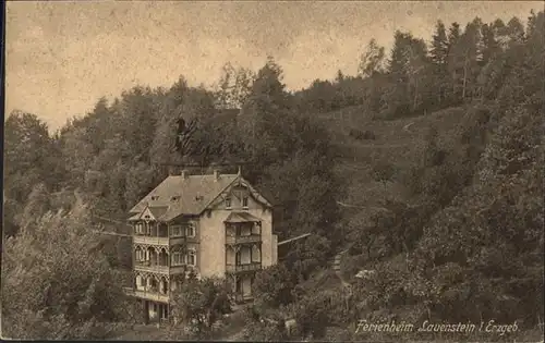 wq75177 Lauenstein Erzgebirge Lauenstein Erzgebirge Ferienheim x Kategorie. Geising Alte Ansichtskarten