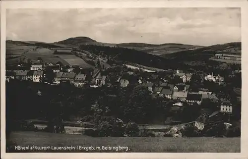 wq75186 Lauenstein Erzgebirge Lauenstein Erzgebirge Geisingberg x Kategorie. Geising Alte Ansichtskarten