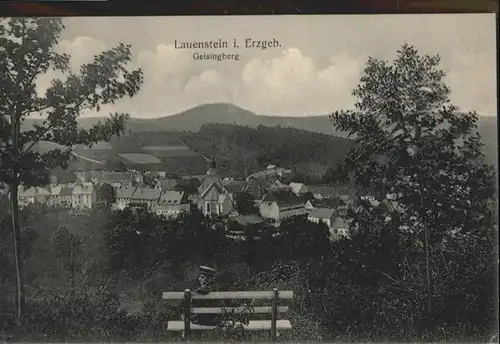 wq75202 Lauenstein Erzgebirge Lauenstein Erzgebirge Geisingberg x Kategorie. Geising Alte Ansichtskarten