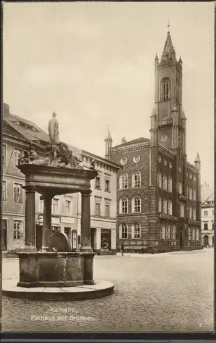 Kamenz Rathaus Brunnen *