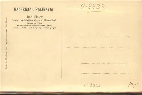 wq77156 Bad Elster Vogtland Bad Elster Kirche * Kategorie. Bad Elster Alte Ansichtskarten
