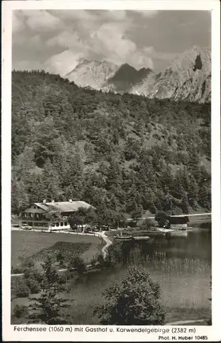 Garmisch-Partenkirchen Ferchensee Gasthof Karwendelgebirge *