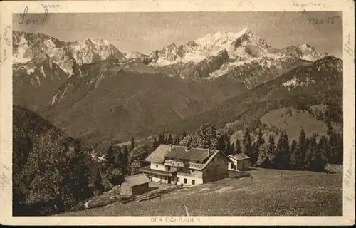 Garmisch-Partenkirchen [Stempelabschlag] Eckbauer x