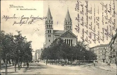 Muenchen St Maximilians Kirche  x