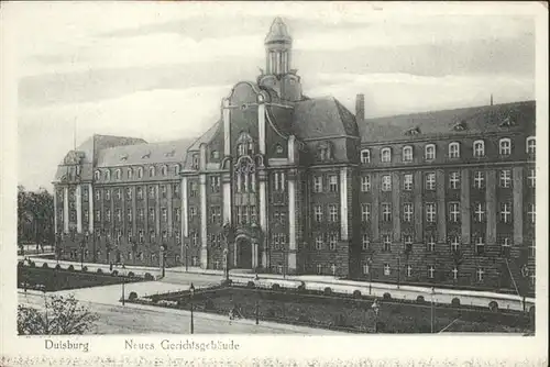 Duisburg Ruhr Duisburg Gerichtsgebaeude * / Duisburg /Duisburg Stadtkreis