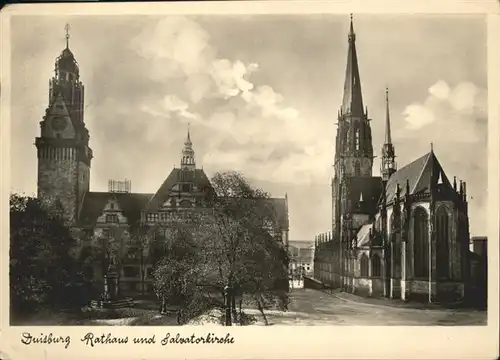 Duisburg Ruhr Duisburg Rathaus Salvator Kirche  x / Duisburg /Duisburg Stadtkreis