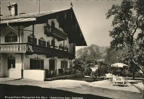 Ruhpolding Berggasthaus Weingarten-Alm *