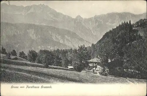 Garmisch-Partenkirchen [Stempelabschlag] Forsthaus Graseck x