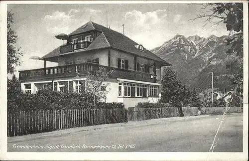 Garmisch-Partenkirchen Fremdenheim Sigrid *