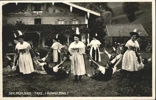 Ruhpolding Muehlradltanz Trachten x