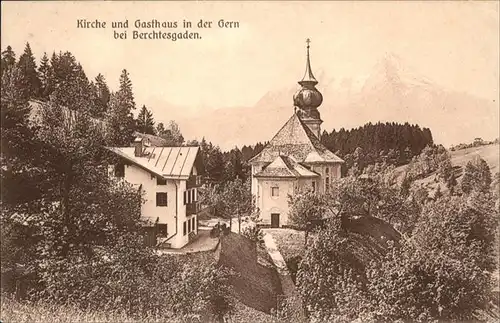 Berchtesgaden Gern Kirche Gasthaus *