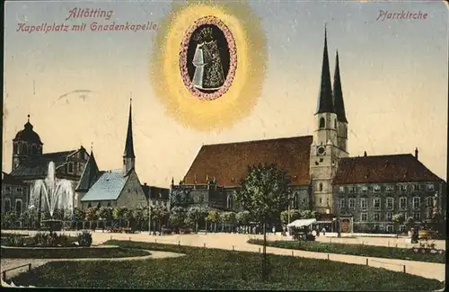 Altoetting Kapellplatz Gnadenkapelle Pfarrkirche