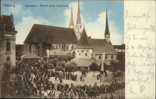 Altoetting Kapellplatz Pilgerzug