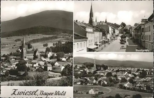 Zwiesel Niederbayern Stadtplatz / Zwiesel /Regen LKR