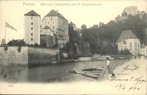 Passau Oberhaus Niederhaus St Salvatorskirche