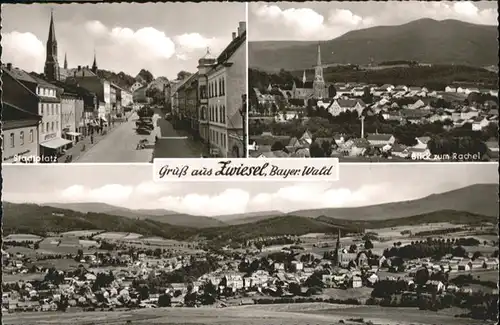 Zwiesel Niederbayern Stadtplatz / Zwiesel /Regen LKR