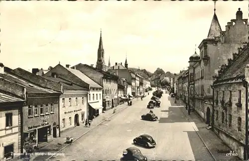 Zwiesel Niederbayern Stadtplatz / Zwiesel /Regen LKR