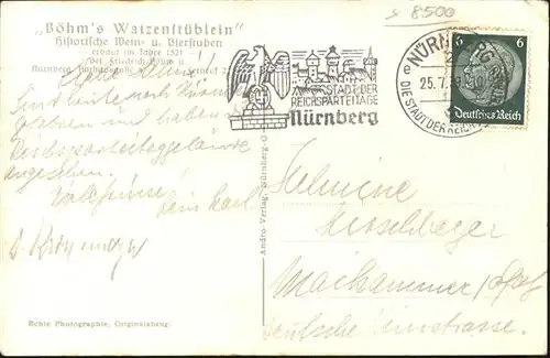 Nuernberg Waizenstueblein