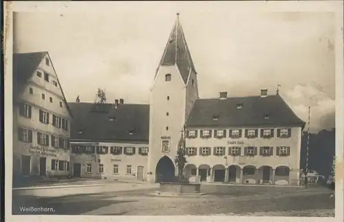 Weissenhorn Kirche Brunnen