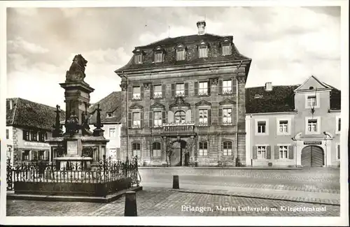 Erlangen Martin Lutherpark Krieger Denkmal 