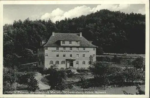 Goessweinstein Hotel Pension Waldesruh