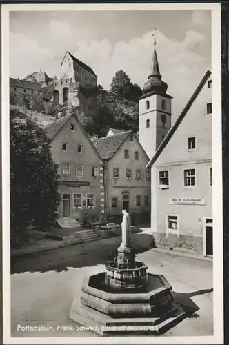 Pottenstein Oberfranken Elisabethenbrunnen / Pottenstein /Bayreuth LKR