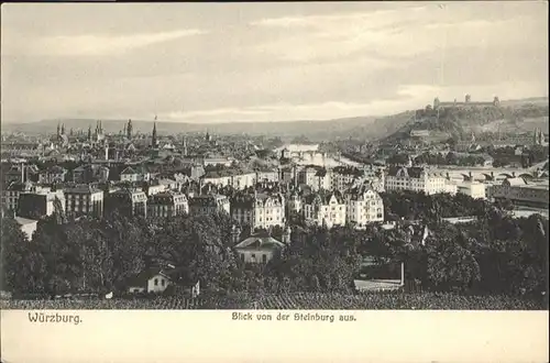 Wuerzburg Vom Steinburg