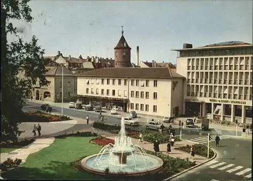 Bad Kissingen Postplatz Springbrunnen