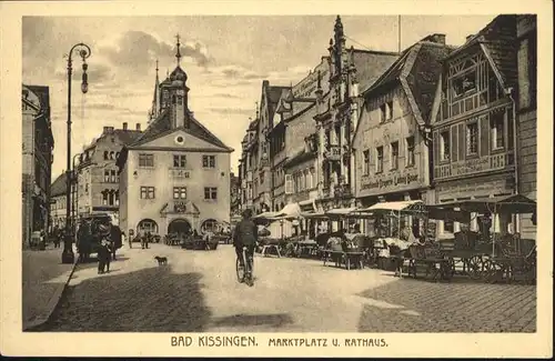 Bad Kissingen Marktplatz Rathaus 