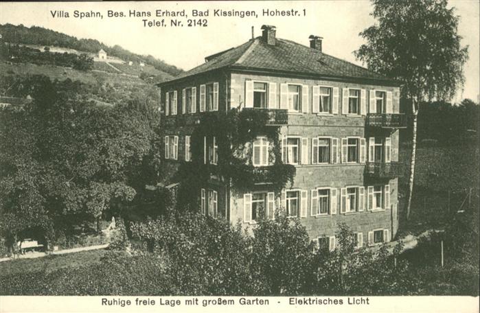 Bad Kissingen Villa Spahn Nr Wq86835 Oldthing Ansichtskarten Bayern