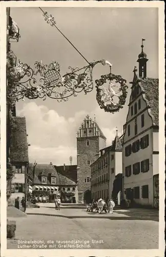 Dinkelsbuehl Lutherstrasse Greifenschild