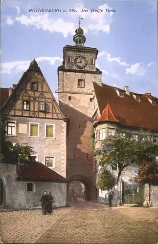 Rothenburg Tauber Weisser Turm