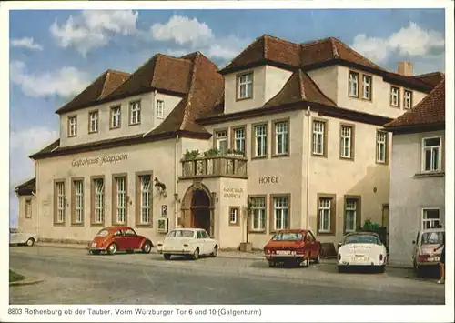 Rothenburg Tauber Gasthaus Rappen Hotel