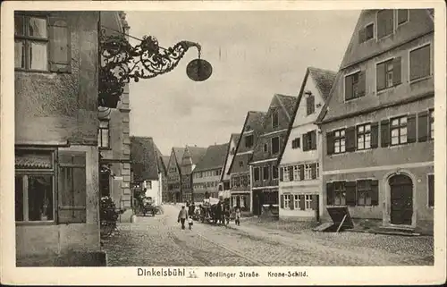 Dinkelsbuehl Noerdlingerstrasse Kroneschild