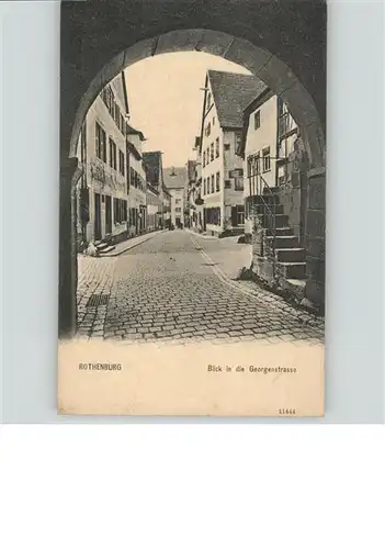 Rothenburg Tauber Georgenstrasse