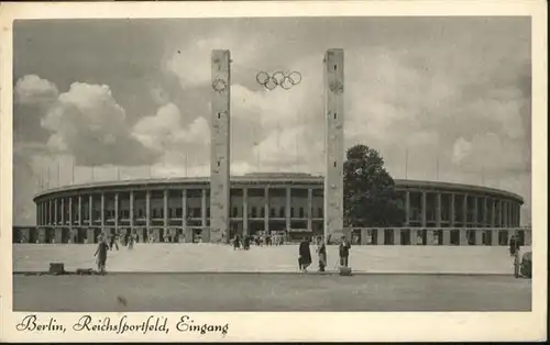 Berlin Reichssportfeld Eingang