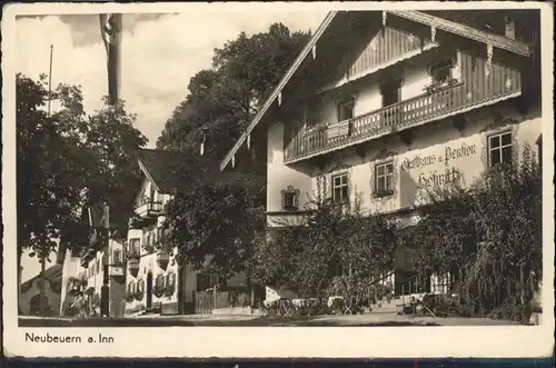 wq89349 Neubeuern Gasthaus Pension  Kategorie. Neubeuern Alte Ansichtskarten