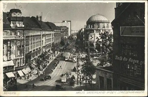 Berlin Haus Vaterland Stresemannstrasse Strassenbahn