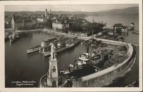 Lindau Bodensee Segelclubhaus Schiff