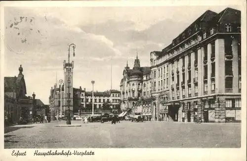 Erfurt Hauptbahnhofs Vorplatz