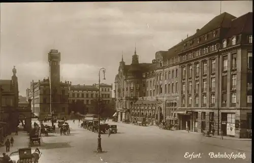 Erfurt Bahnhofsplatz Kutsche