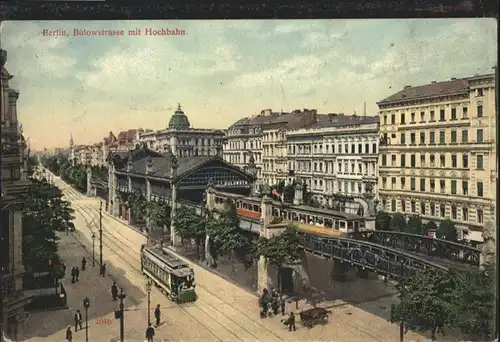 Berlin Buelowstrasse Hochbahn Strassenbahn 